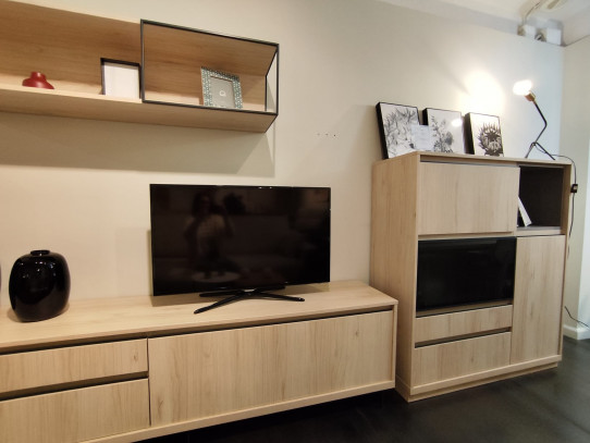 Conjunt moble menjador acabat sintetic de BAIXMODULS 338CMS // ABANS 2620€ // OFERTA EXPO 1575€