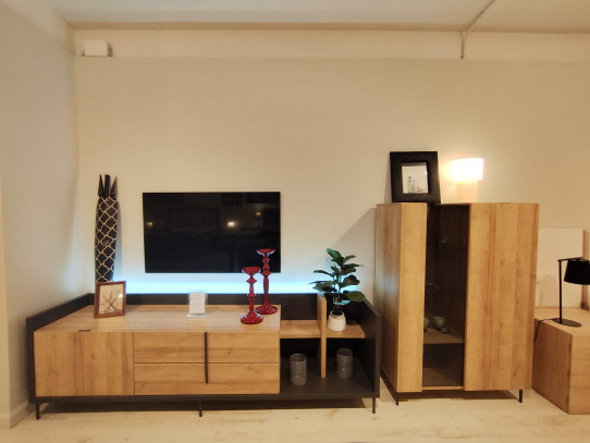 Conjunt moble menjador acabat sintético de Salcedo 306CMS // ABANS 1710€ // OFERTA EXPO 1200€