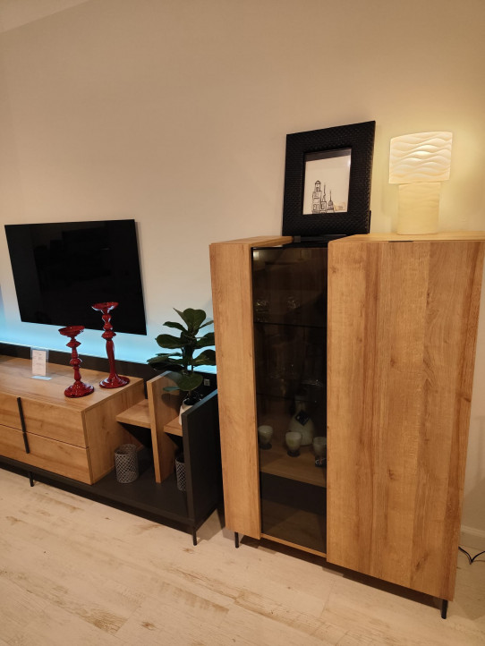 Conjunt moble menjador acabat sintético de Salcedo 306CMS // ABANS 1710€ // OFERTA EXPO 1200€