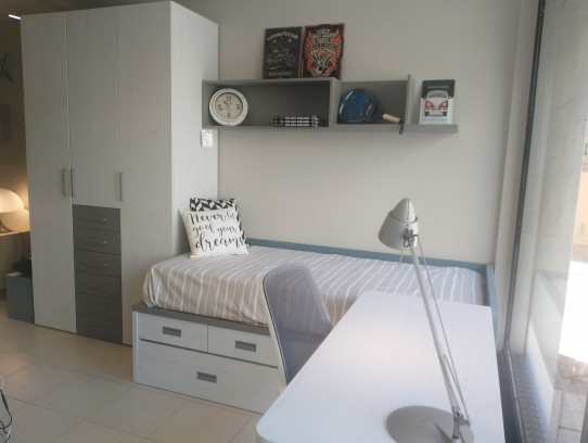 Dormitorio juvenil ROS: Antes 3.130€ // Ahora 2.000€